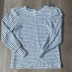 LOFT Striped Floral Women’s Shirt- Medium